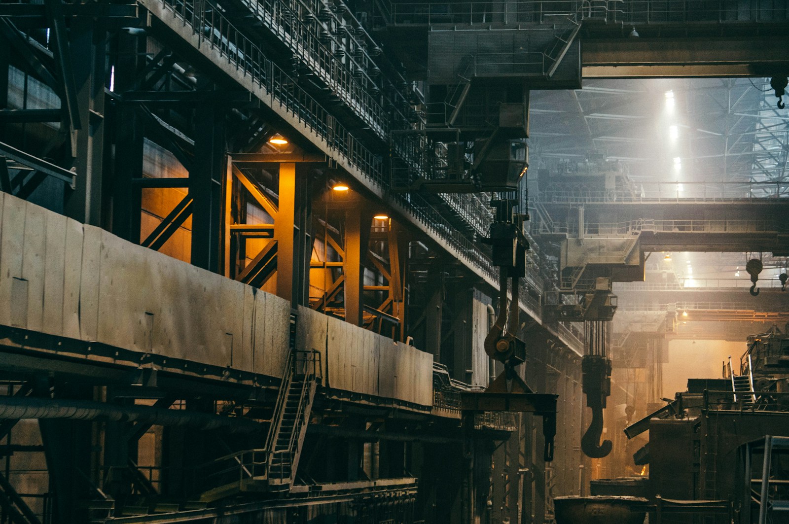 Illustrative industrial facility interior